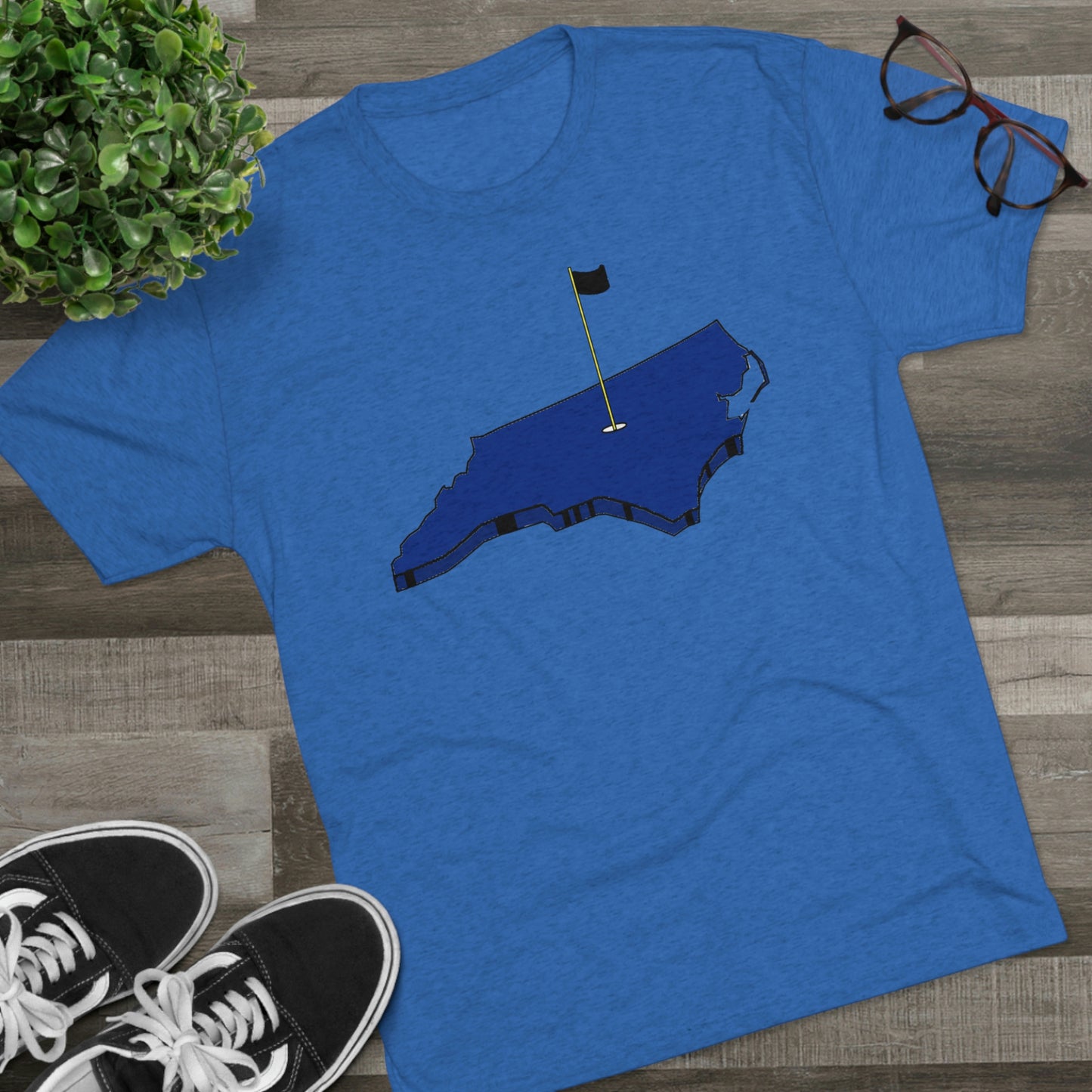 Blue Devil Unisex Tri-Blend Crew Tee