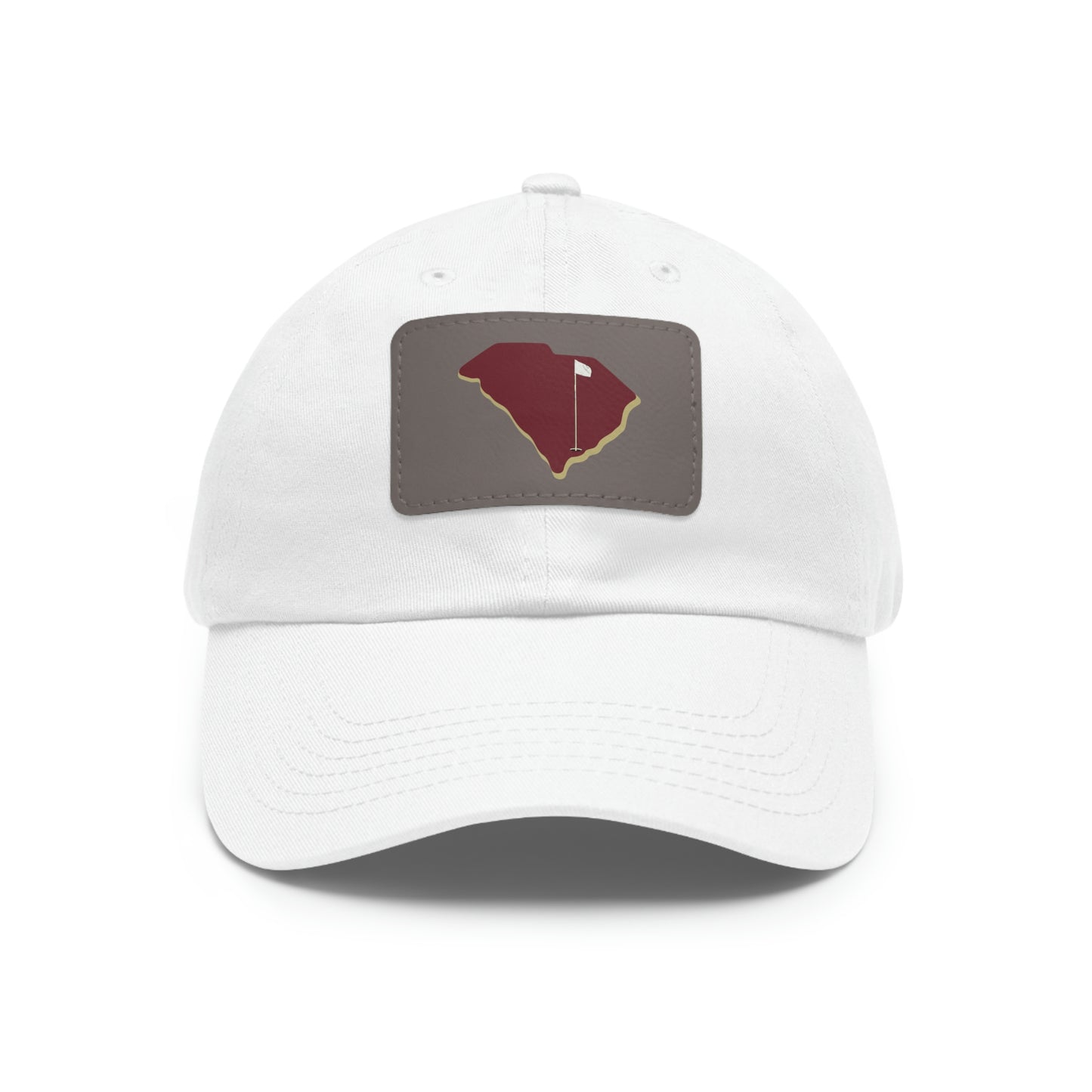 Cougs Dad Hat with Leather Patch