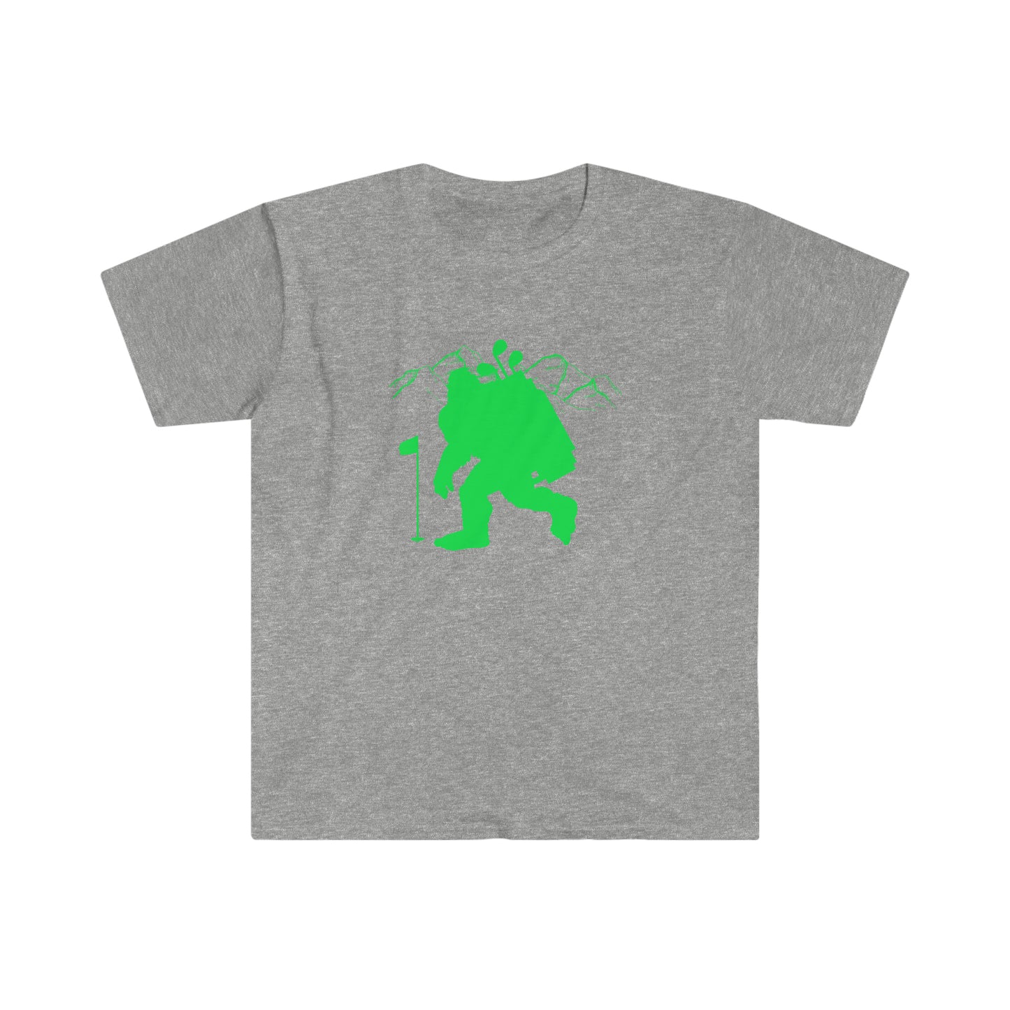 Golfin' Bigfoot Unisex Softstyle T-Shirt