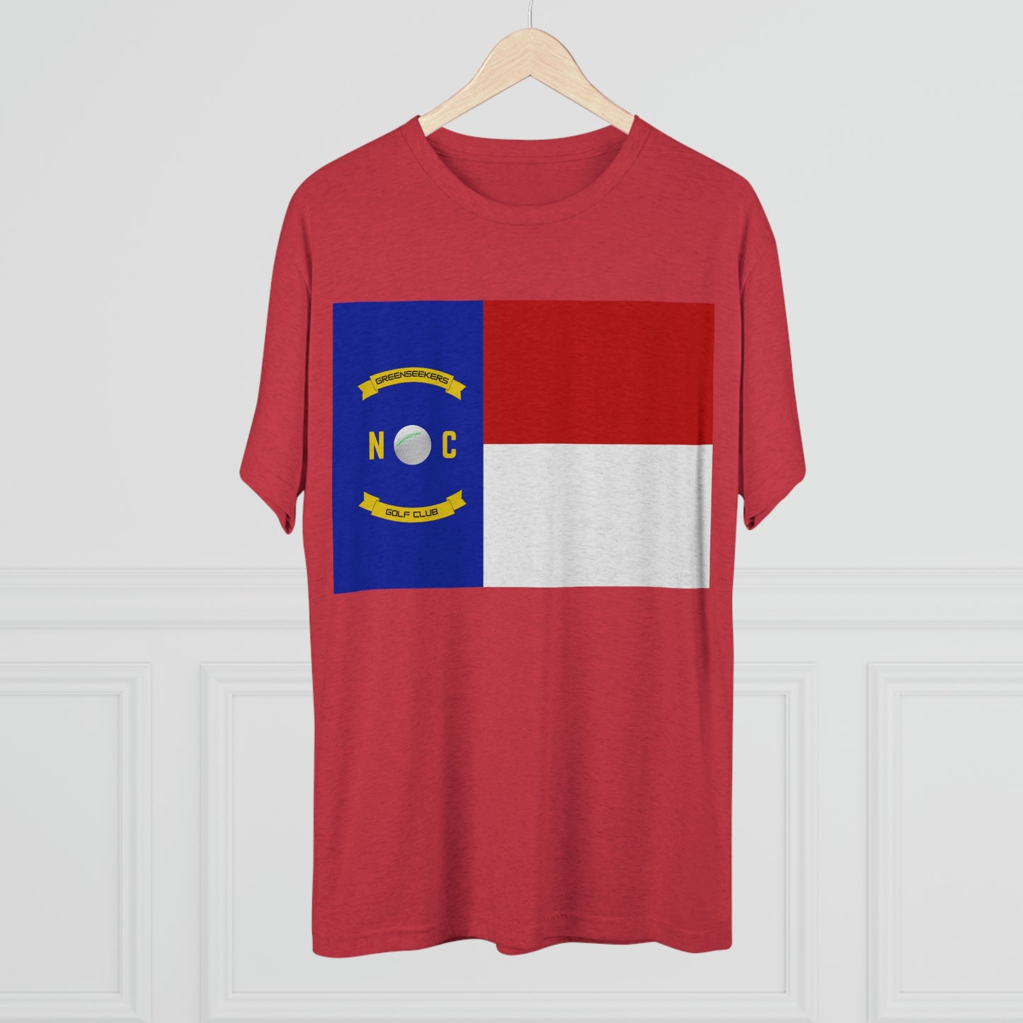 NC Flag Unisex Tri-Blend Crew Tee