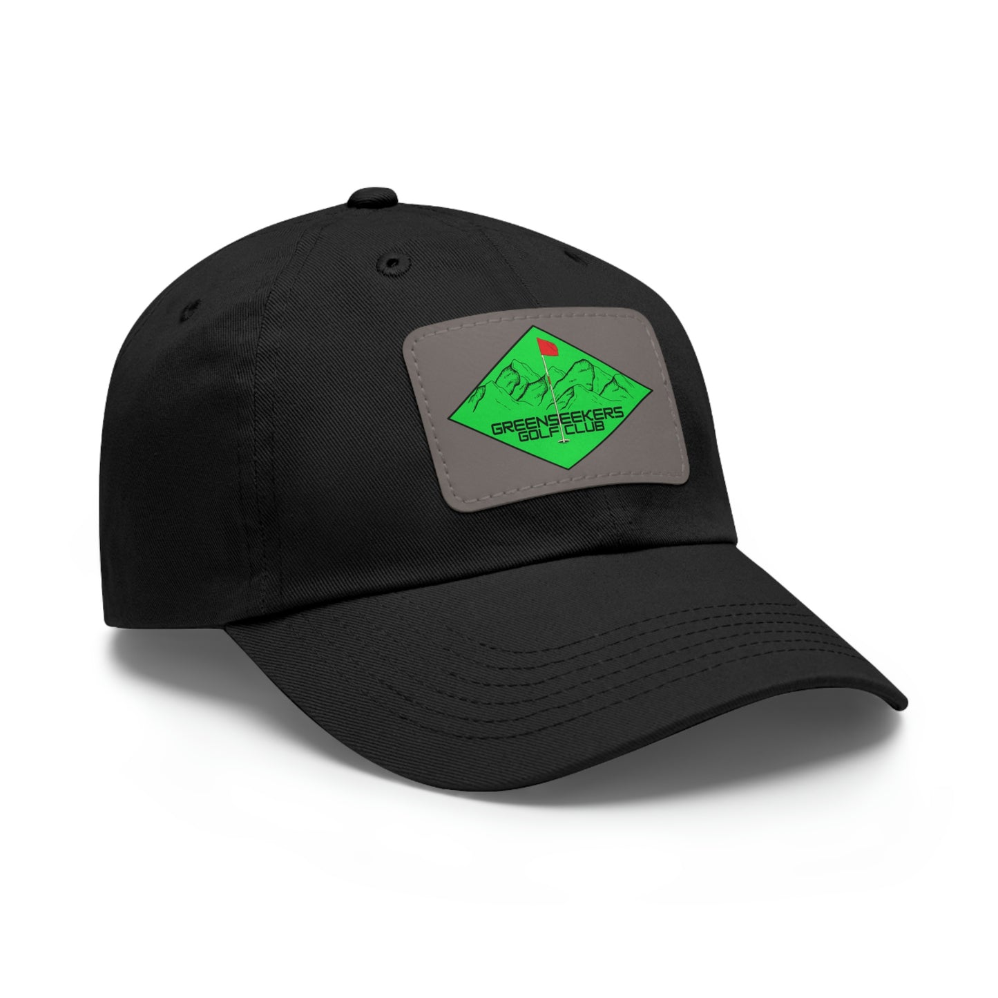 Greenseekers Mountain Dad Hat with Leather Patch