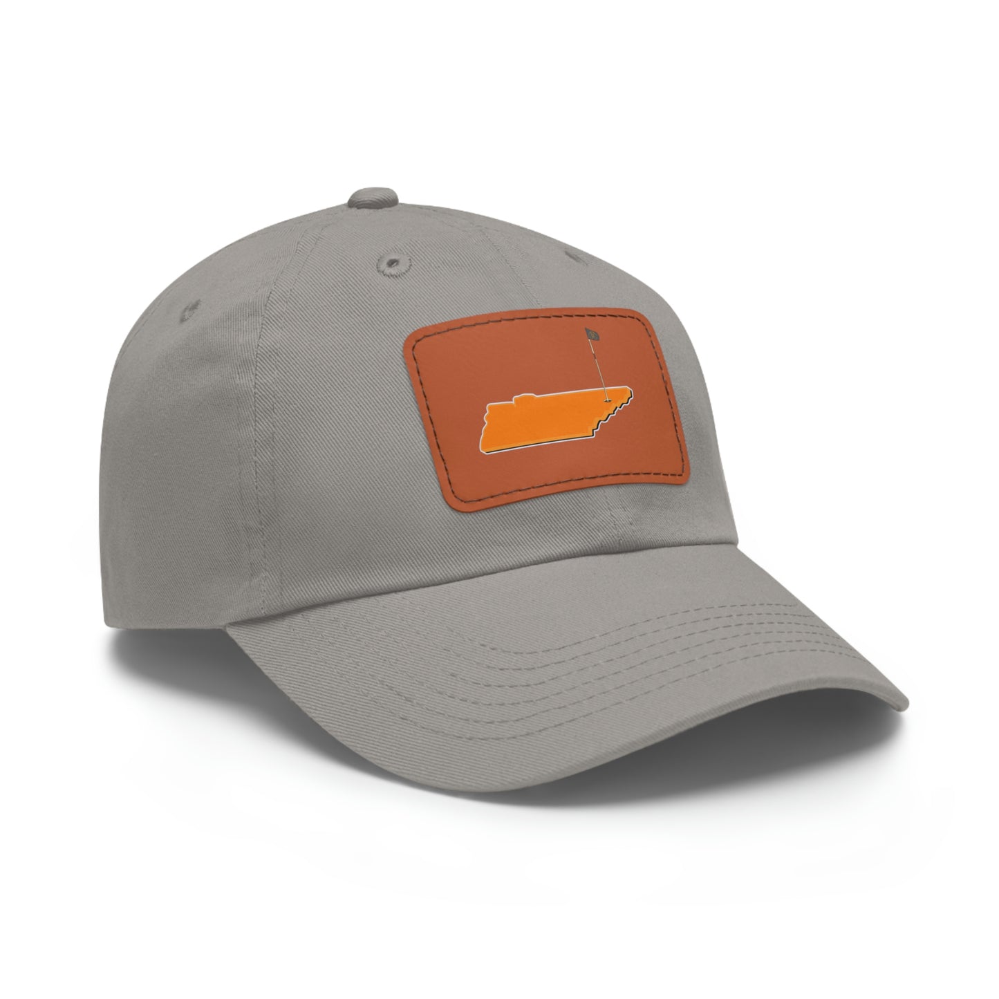 Rocky Top Hat with Leather Patch (Rectangle)