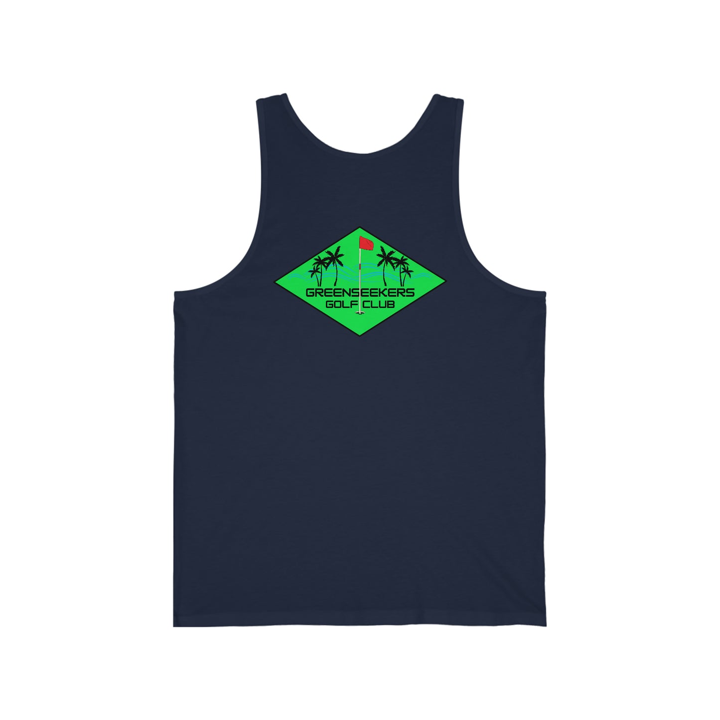 Greenseekers Beach Unisex Jersey Tank