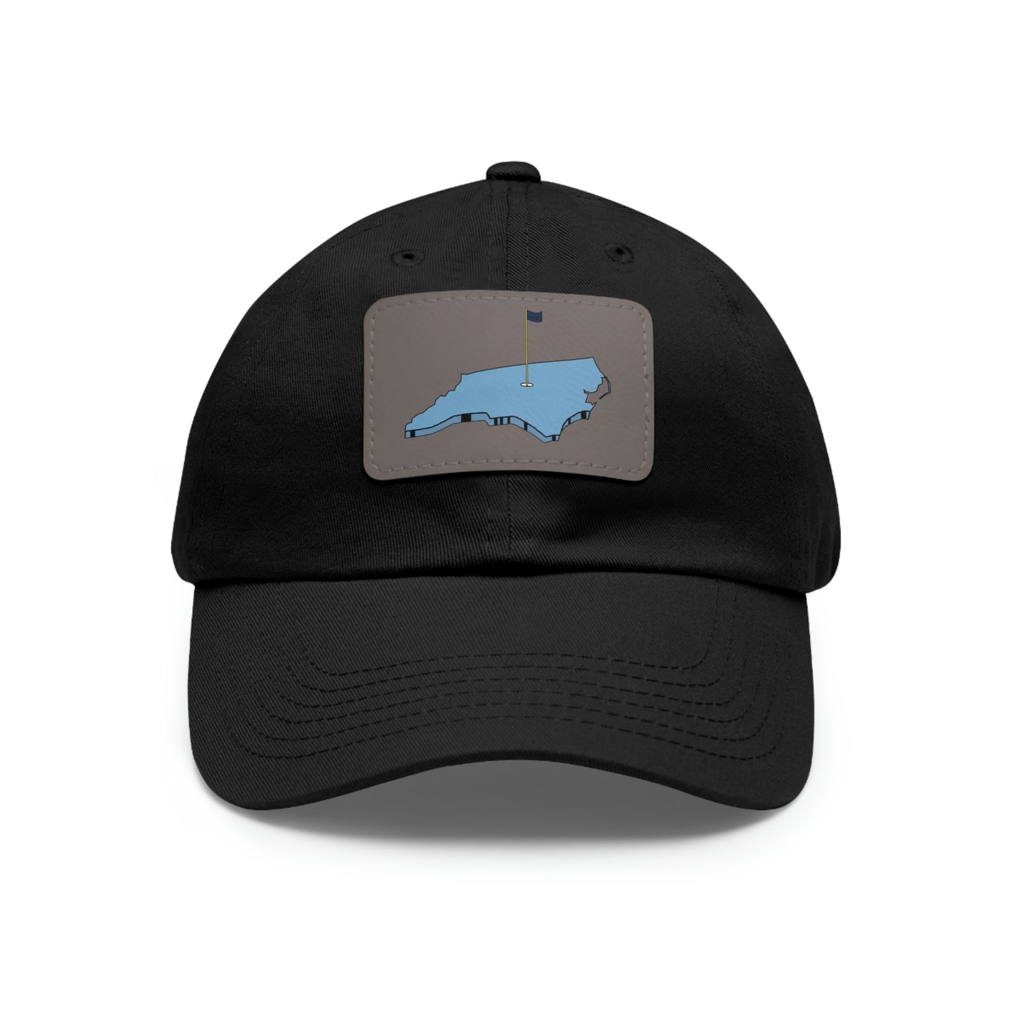 Heels Dad Hat with Leather Patch