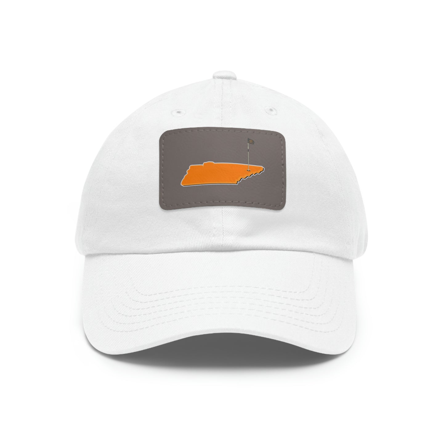 Rocky Top Hat with Leather Patch (Rectangle)