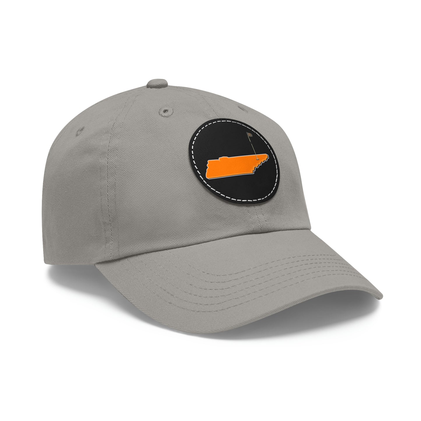 Rocky Top Hat with Leather Patch (Round)