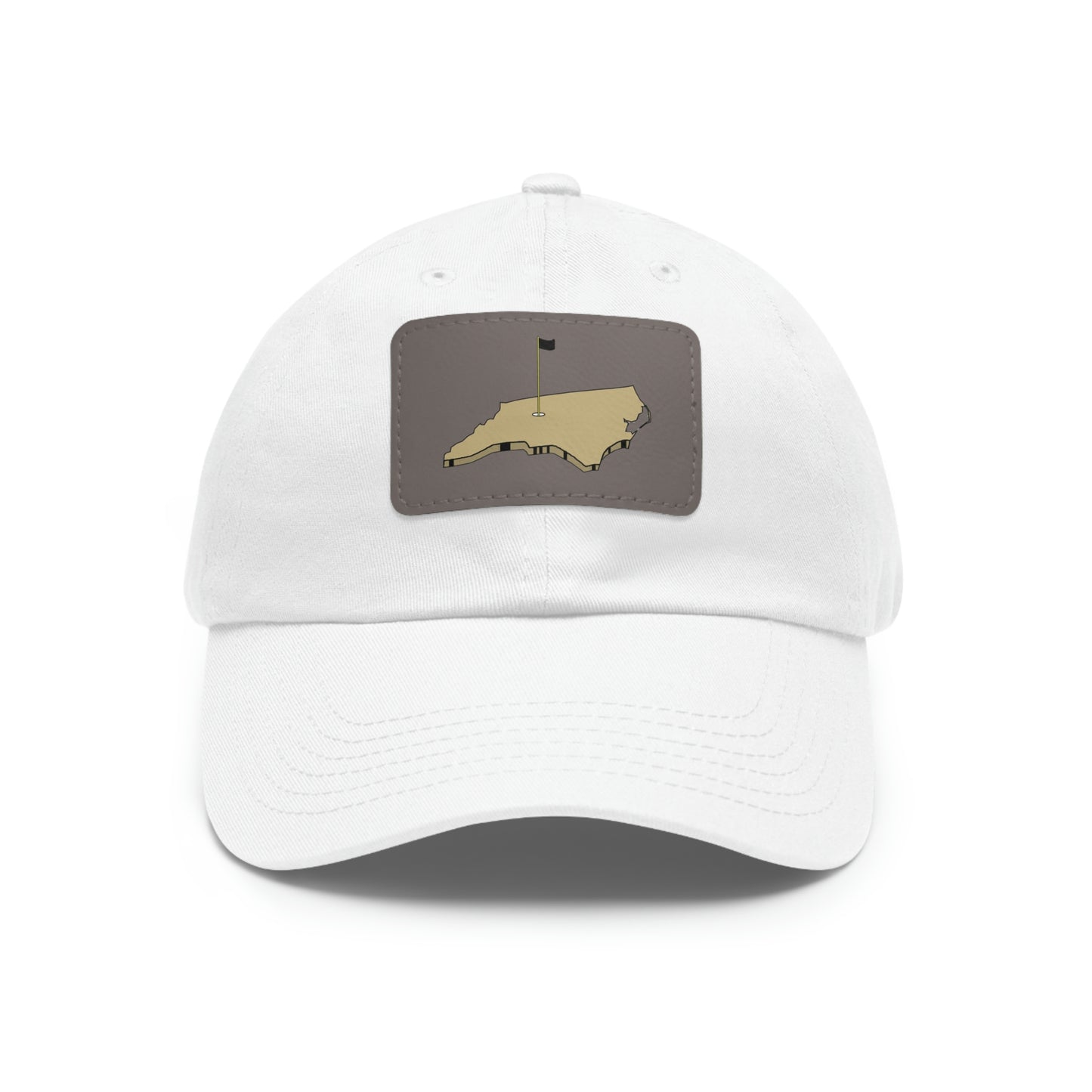 Dad Hat with Leather Patch