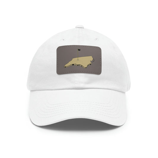 Dad Hat with Leather Patch