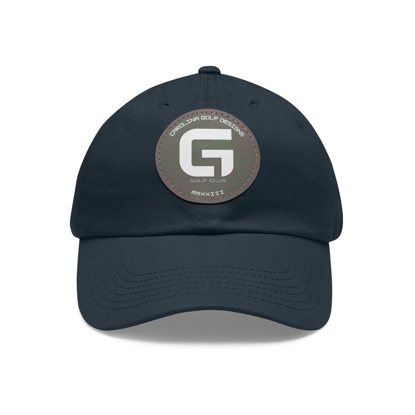 G Logo hat with Leather Patch (Round)