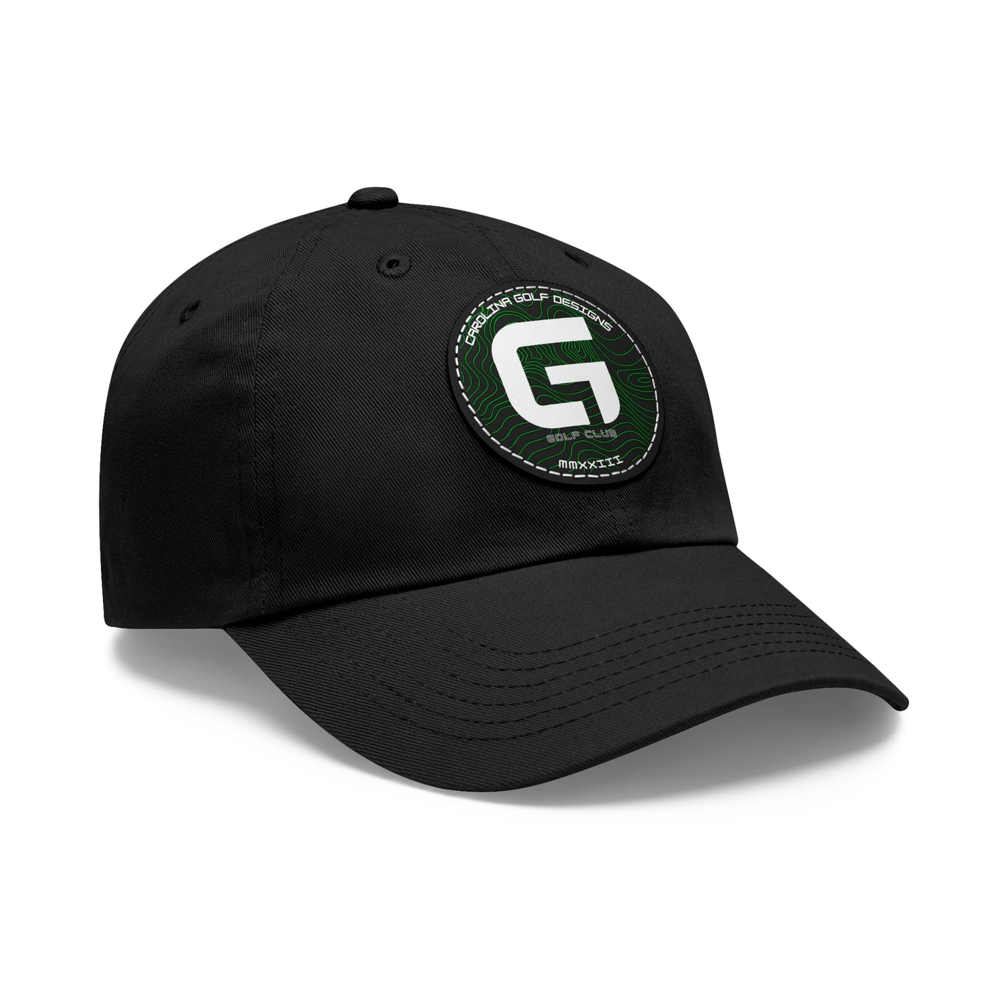 G Logo hat with Leather Patch (Round)