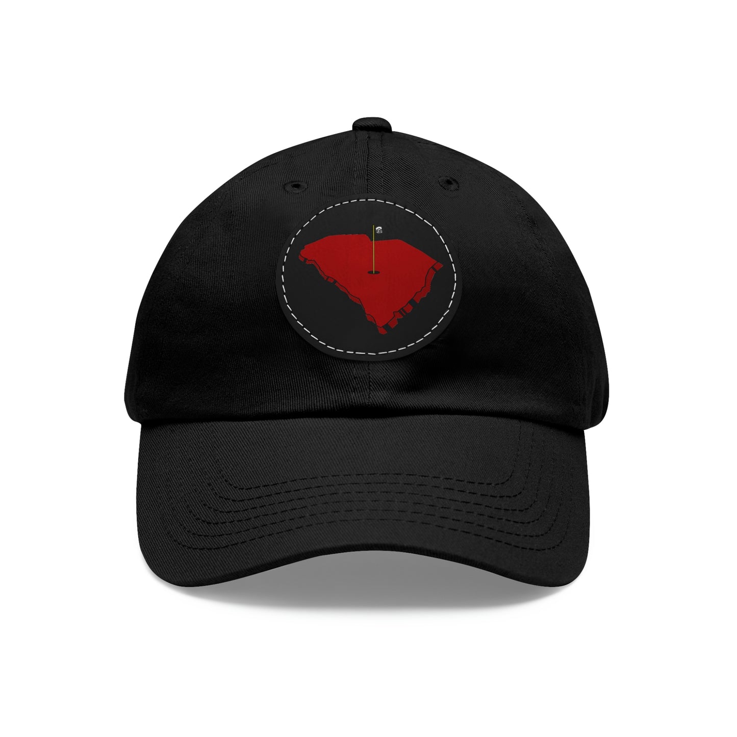 Go Cocks Hat with Leather Patch (Round)