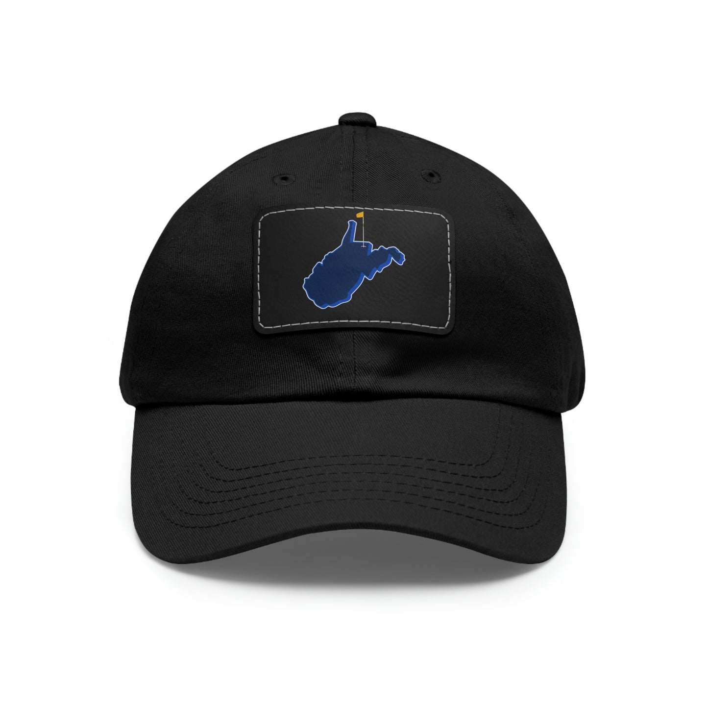 Country Roads Dad Hat with Leather Patch