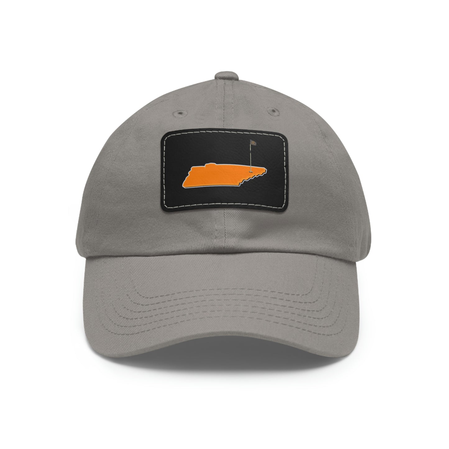 Rocky Top Hat with Leather Patch (Rectangle)